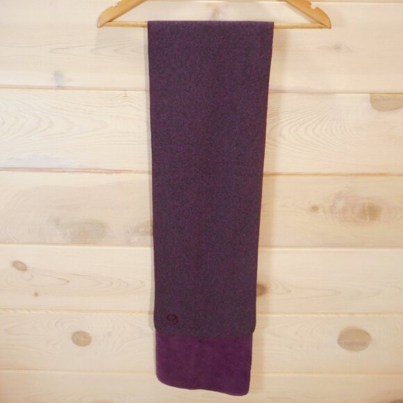 Mountain HardWear Fleece Winter Scarf Purple Embroidered Logo Lightweight - Picture 2 of 5